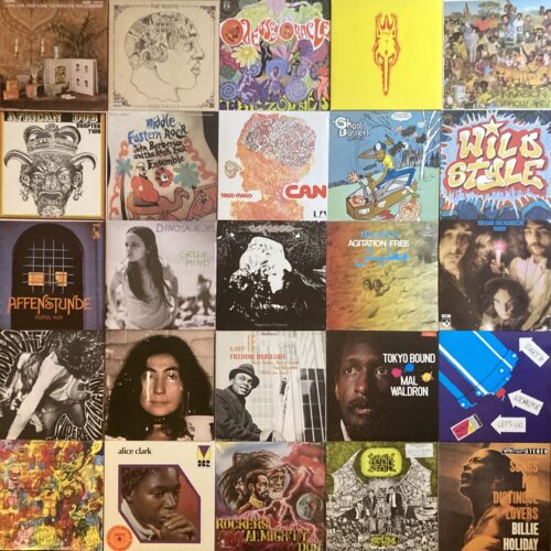 Schallplatten-Cover Matrix